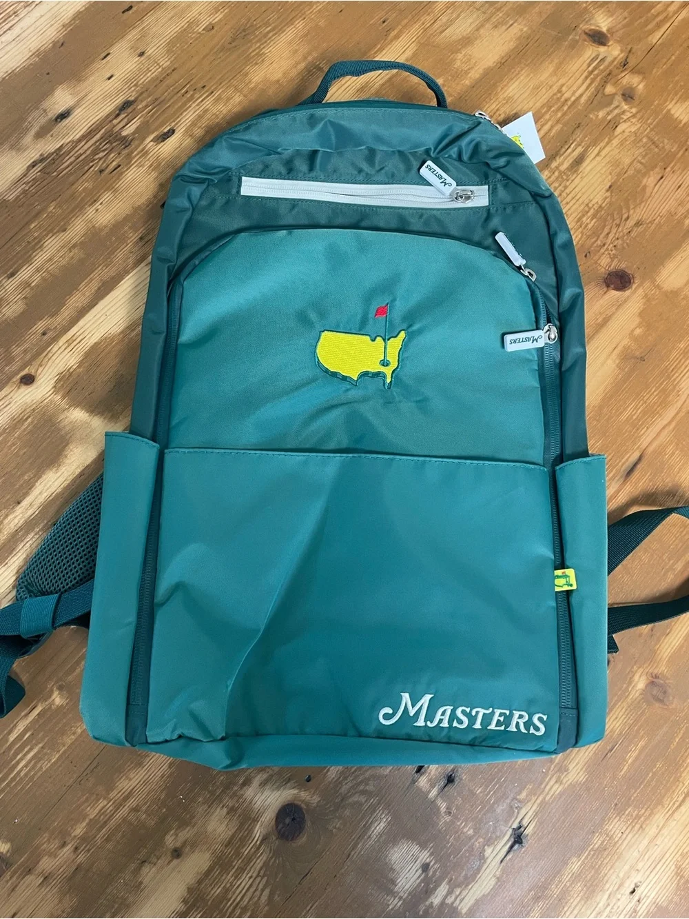 NWT Masters Green Golf Logo Backpack - Masters green